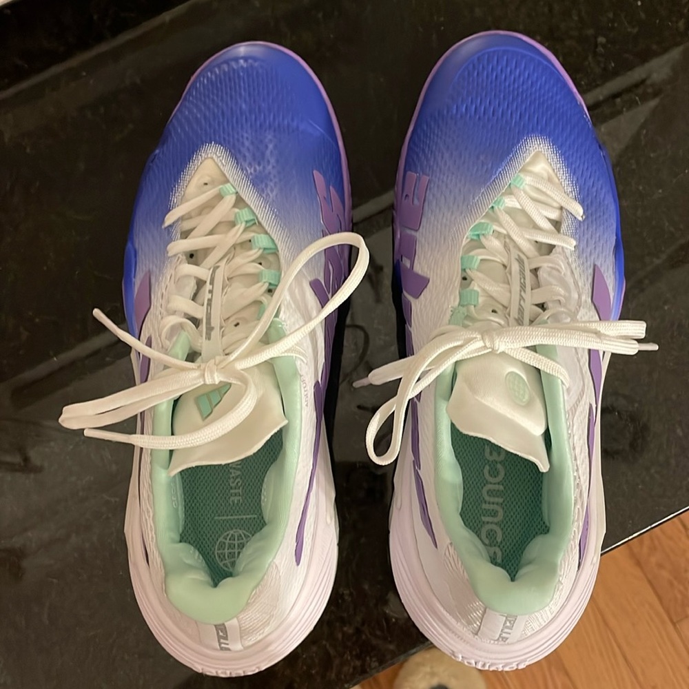 Adidas Barricade Tennis shoes. 1 time used, perfect conditions